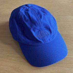 North Face cobalt blue cotton ball cap